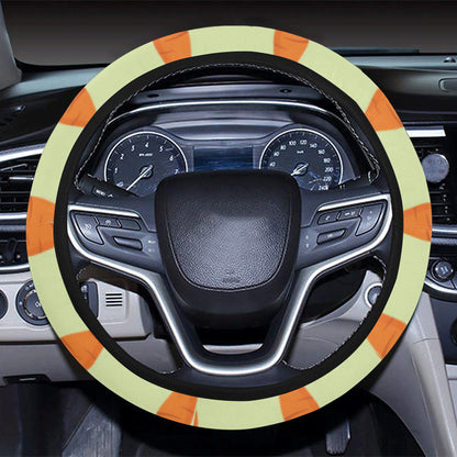 Carrot Pattern Print Design 02 Steering Wheel Cover with Elastic Edge