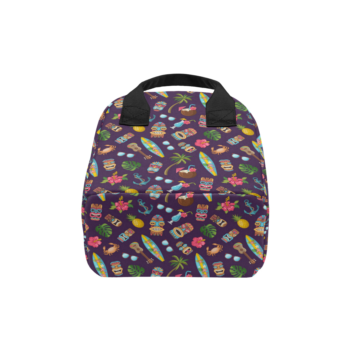 Hawaiian Themed Pattern Print Design H024 Insulated Lunch Bag