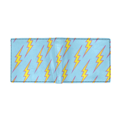 Lightning Thunder Pattern Print Design 02 Men's ID Card Wallet