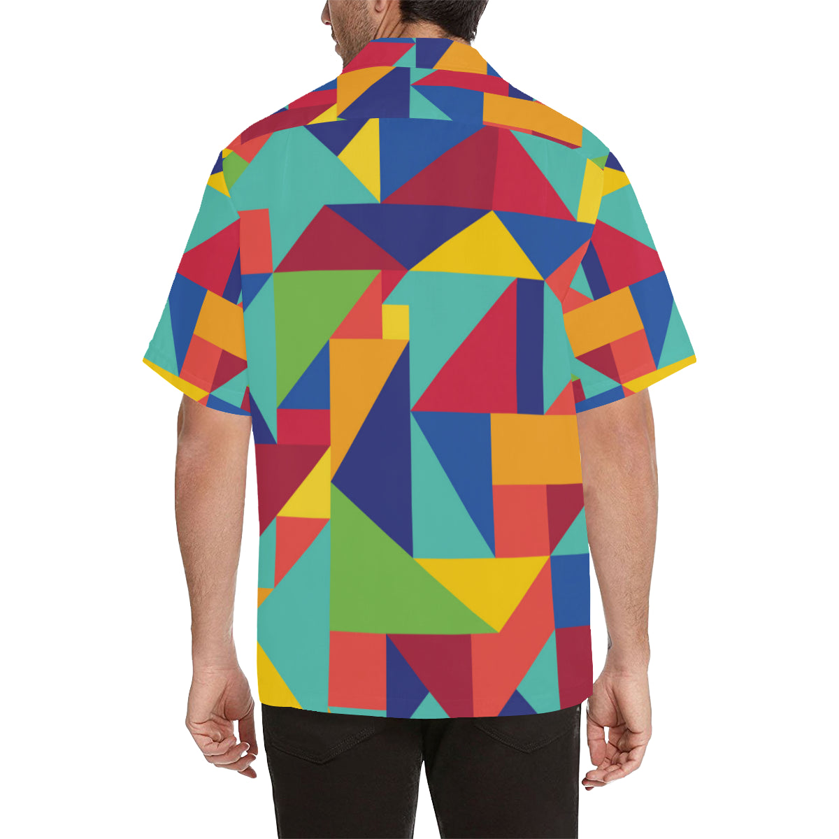 Mosaic Pattern Print Design 01 Men's Hawaiian Shirt
