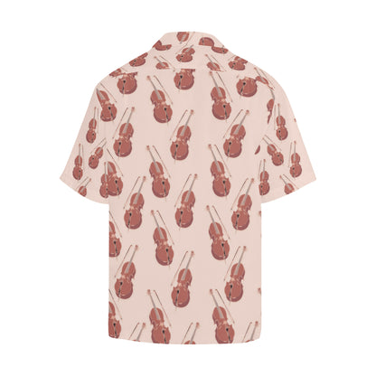 Cello Pattern Print Design 03 Men's Hawaiian Shirt