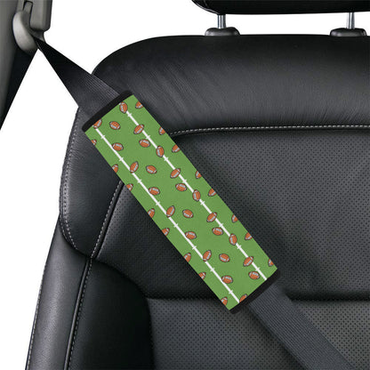 American Football on Field Themed Print Car Seat Belt Cover