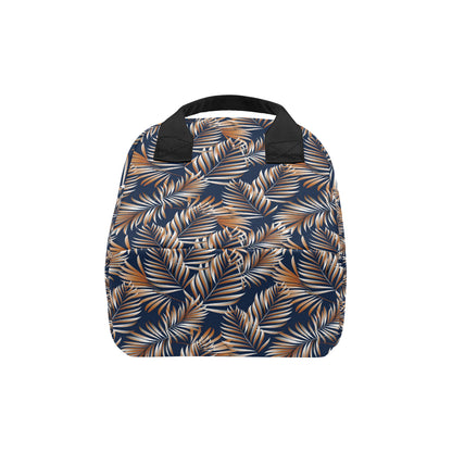 Tropical Flower Pattern Print Design TF07 Insulated Lunch Bag