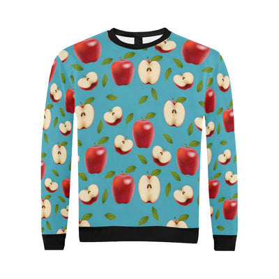 Apple Pattern Print Design AP012 Men Long Sleeve Sweatshirt