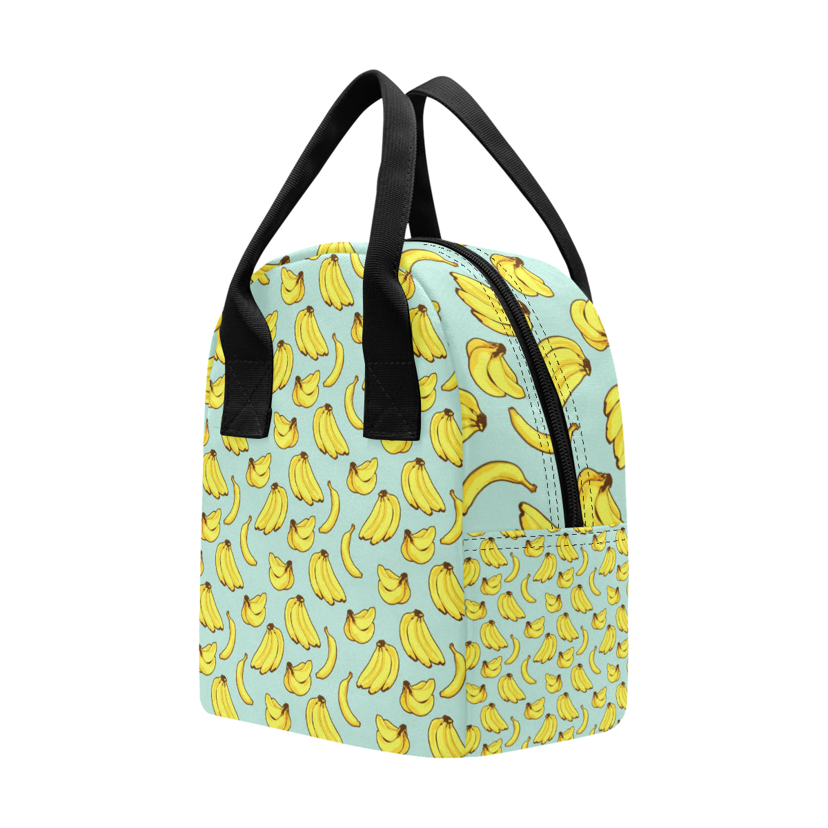 Banana Pattern Print Design BA04 Insulated Lunch Bag