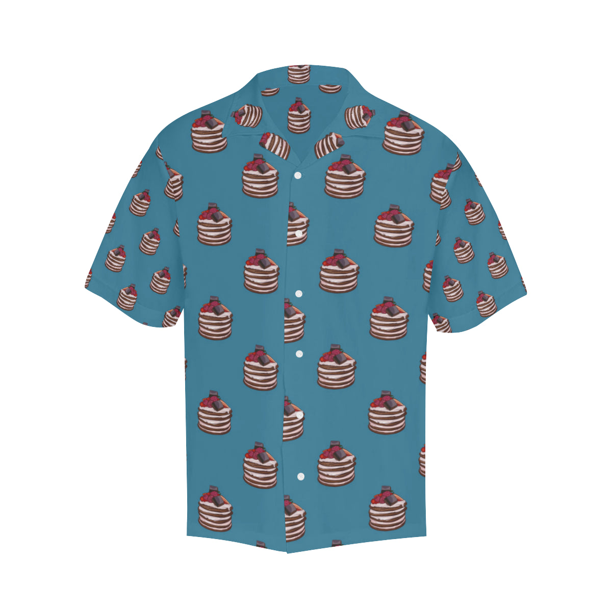 Pancake Pattern Print Design A03 Men's Hawaiian Shirt