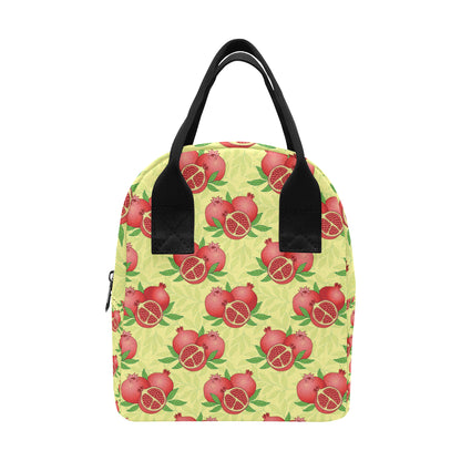 Pomegranate Pattern Print Design PG07 Insulated Lunch Bag
