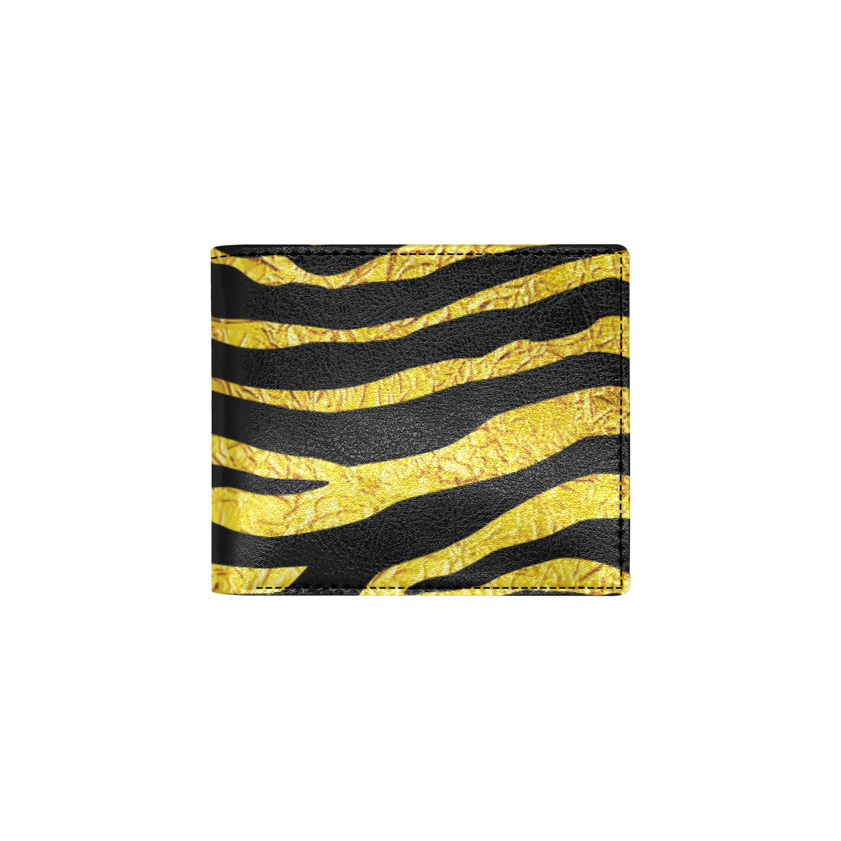 zebra Gold Men's ID Card Wallet