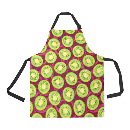 Kiwi Pattern Print Design KW05 Apron with Pocket