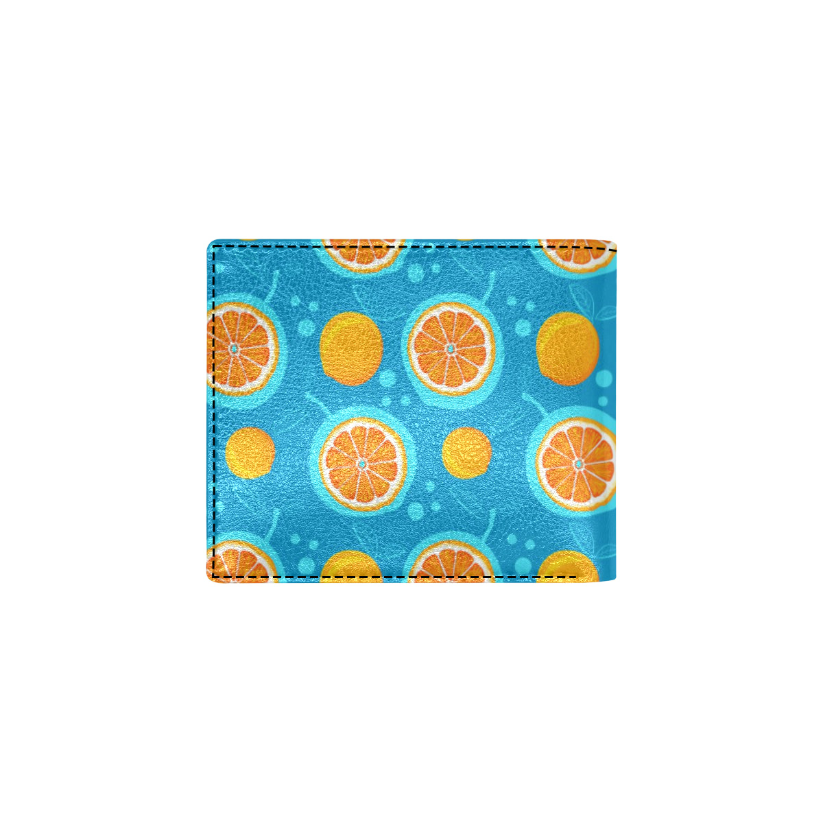 Grapefruit Pattern Print Design GF03 Men's ID Card Wallet