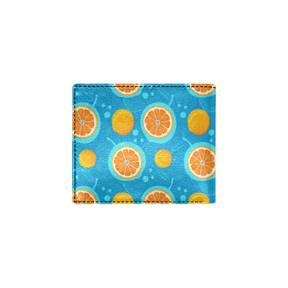 Grapefruit Pattern Print Design GF03 Men's ID Card Wallet