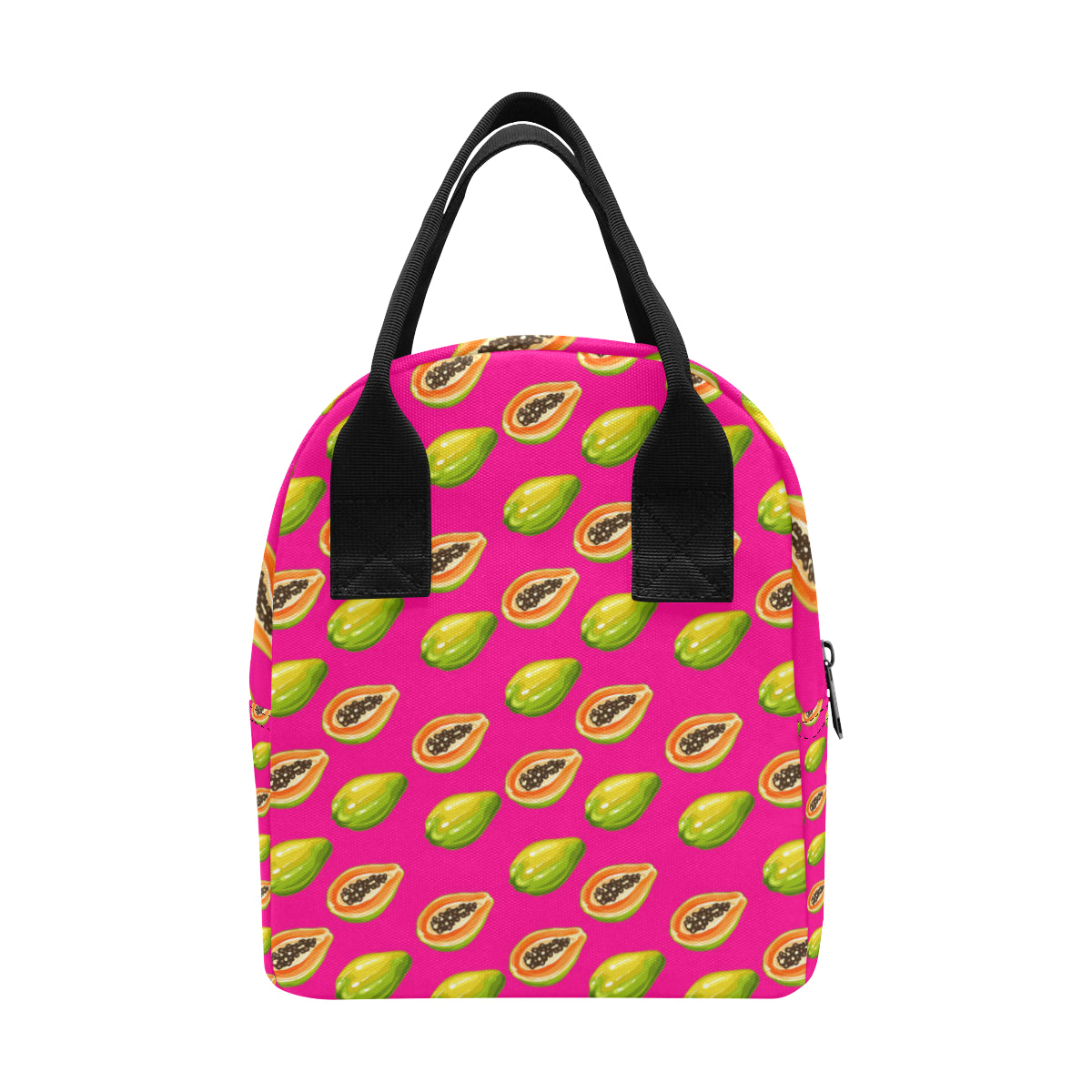Papaya Pattern Print Design PP02 Insulated Lunch Bag