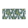 Llama Cactus Pattern Print Design 02 Men's ID Card Wallet