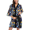 Beach Themed Pattern Print Design 04 Women's Short Kimono