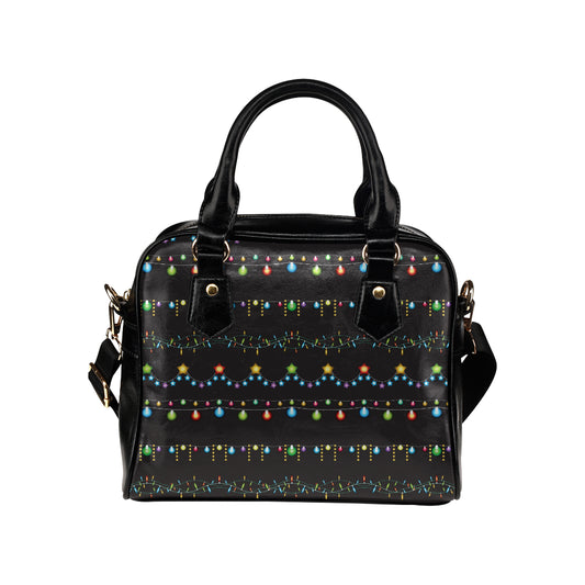 Christmas Light Pattern Print Design 01 Shoulder Handbag