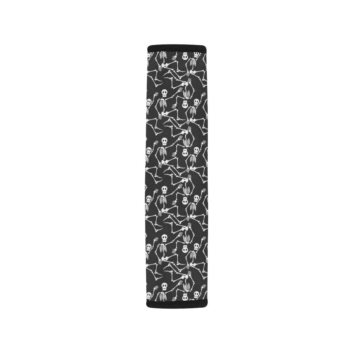 Skeleton Themed Print Car Seat Belt Cover