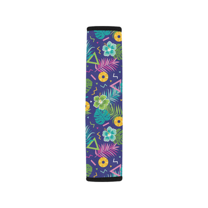Hawaiian Themed Pattern Print Design H014 Car Seat Belt Cover