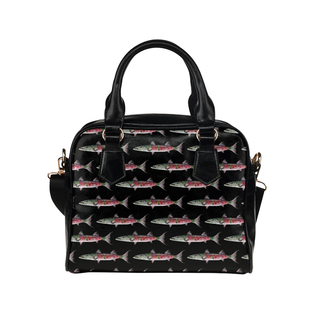 Barracuda Pattern Print Design 02 Shoulder Handbag