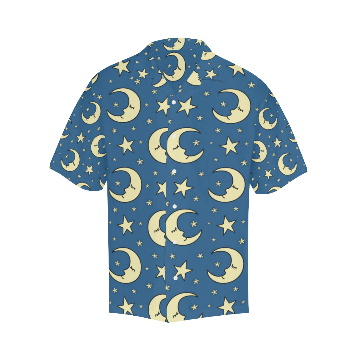 Moon Night Pattern Print Design 03 Men's Hawaiian Shirt
