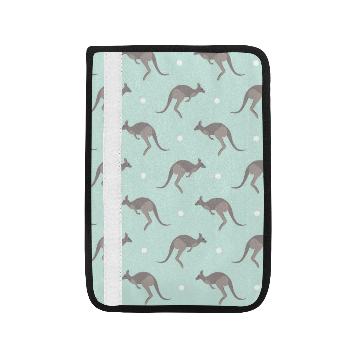 Kangaroos Pattern Print Design 04 Car Seat Belt Cover