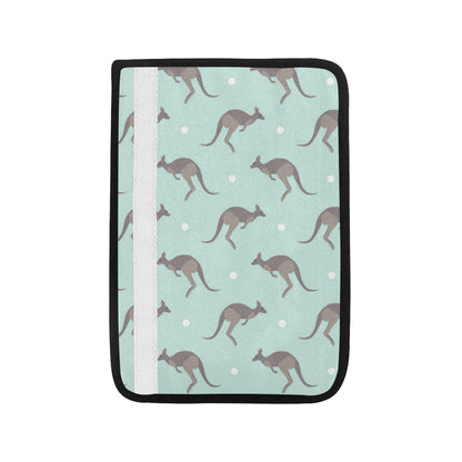 Kangaroos Pattern Print Design 04 Car Seat Belt Cover