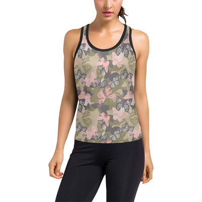 Butterfly camouflage Women's Racerback Tank Top