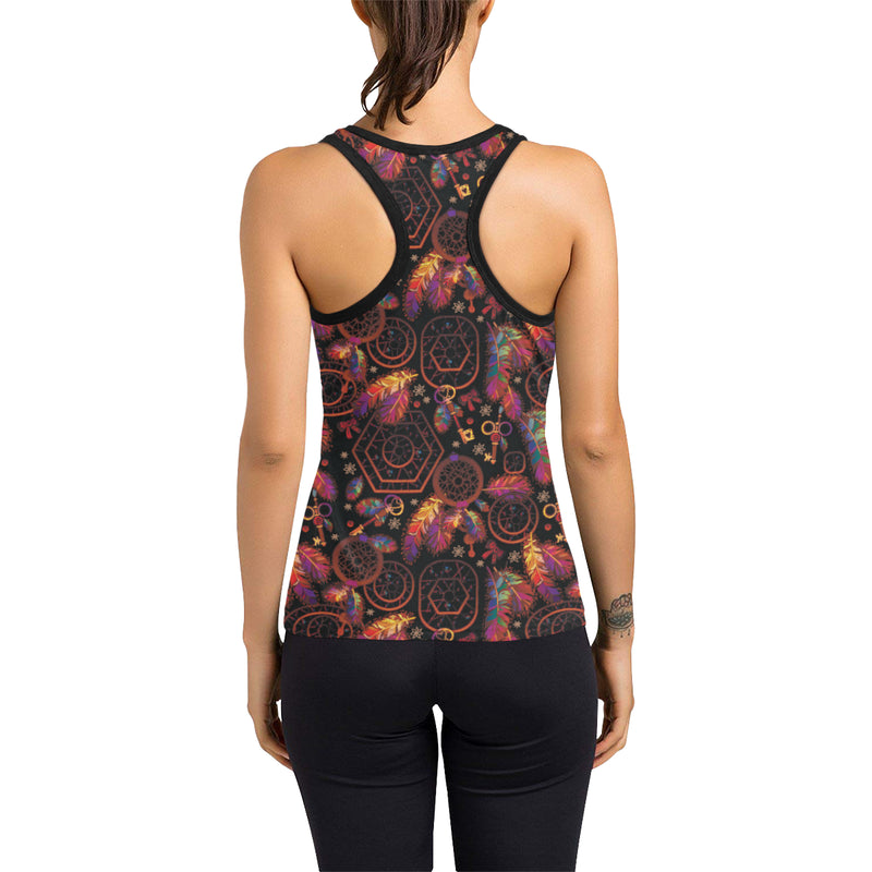 Dream catcher native american Women's Racerback Tank Top