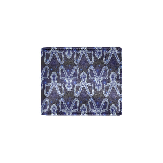 Capricorn Zodiac Pattern Print Design 03 Men's ID Card Wallet