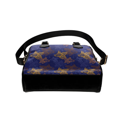 Goldfish Pattern Print Design 01 Shoulder Handbag