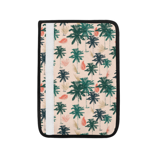 Palm Tree Pattern Print Design PT014 Car Seat Belt Cover
