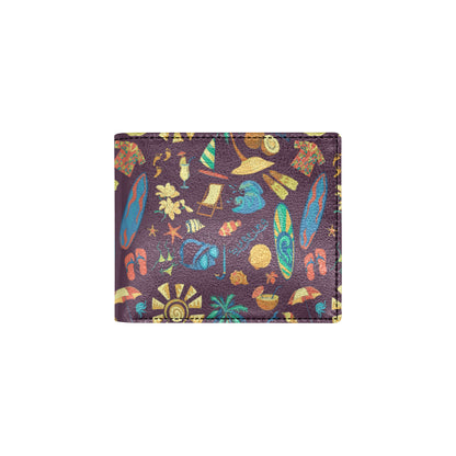 Aloha Hawaii Pattern Print Design 01 Men's ID Card Wallet