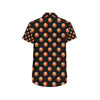 Basketball Pattern Print Design 01 Men's Short Sleeve Button Up Shirt