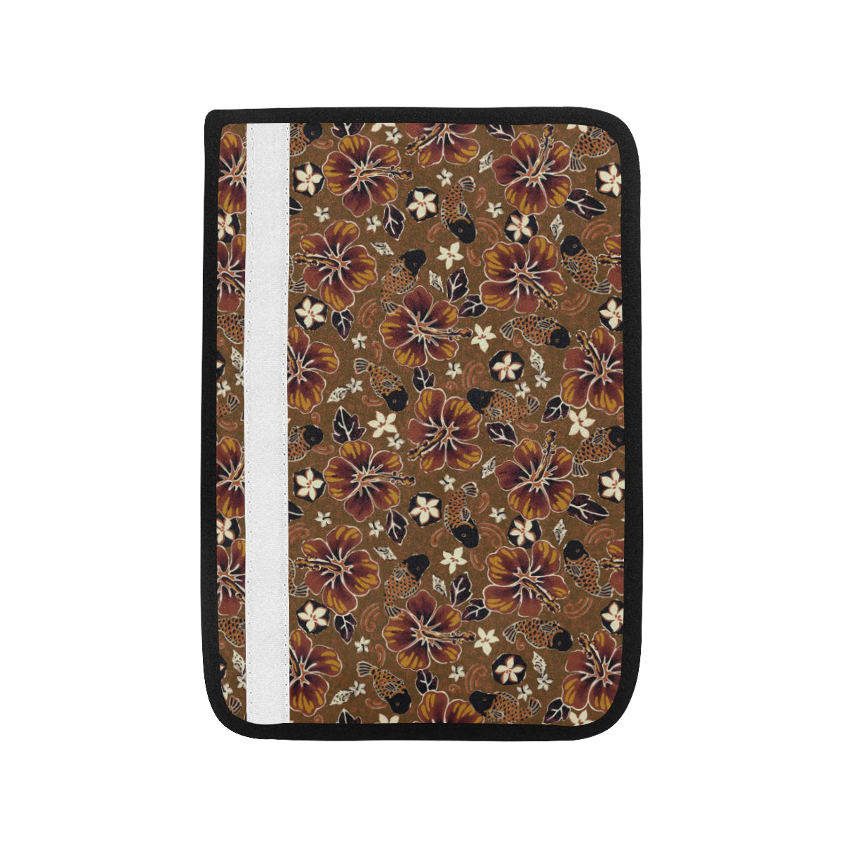 Hawaiian Themed Pattern Print Design H01 Car Seat Belt Cover
