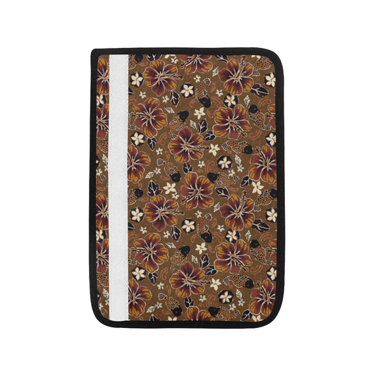 Hawaiian Themed Pattern Print Design H01 Car Seat Belt Cover