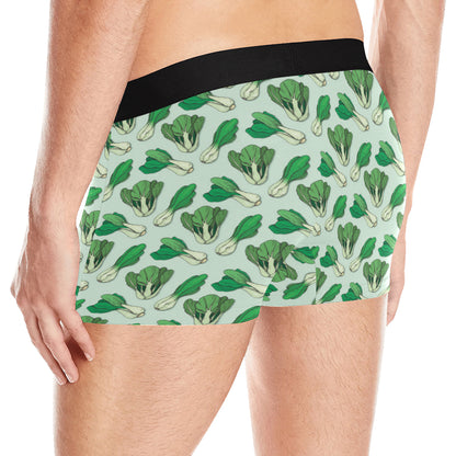 Bok Choy Pattern Print Design 01 Men's Boxer Briefs