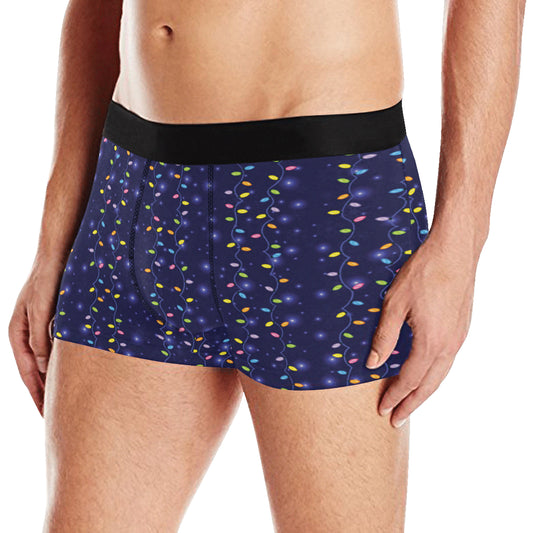Christmas Light Pattern Print Design 03 Men's Boxer Briefs