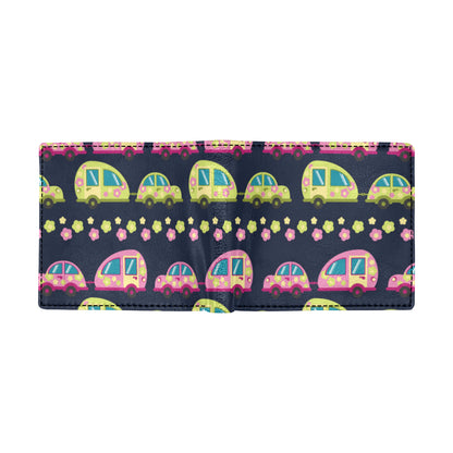 Camper Cute Camping Design No 3 Print Men's ID Card Wallet