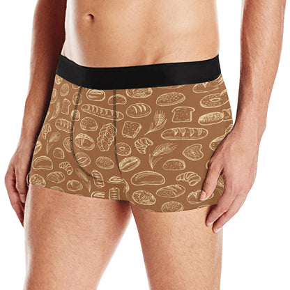Bread Pattern Print Design 03 Men's Boxer Briefs