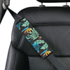 Tropical Palm Leaves Hawaiian Flower Car Seat Belt Cover