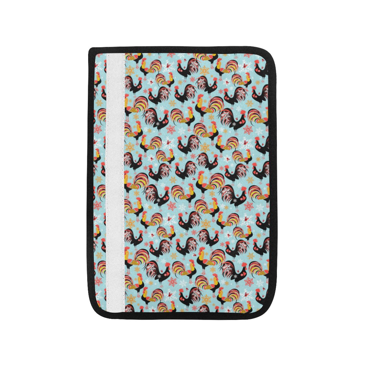 Rooster Themed Design Car Seat Belt Cover