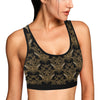 Eye of Horus Mandala Style Sports Bra