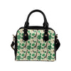 Rainforest Giraffe Pattern Print Design A02 Shoulder Handbag