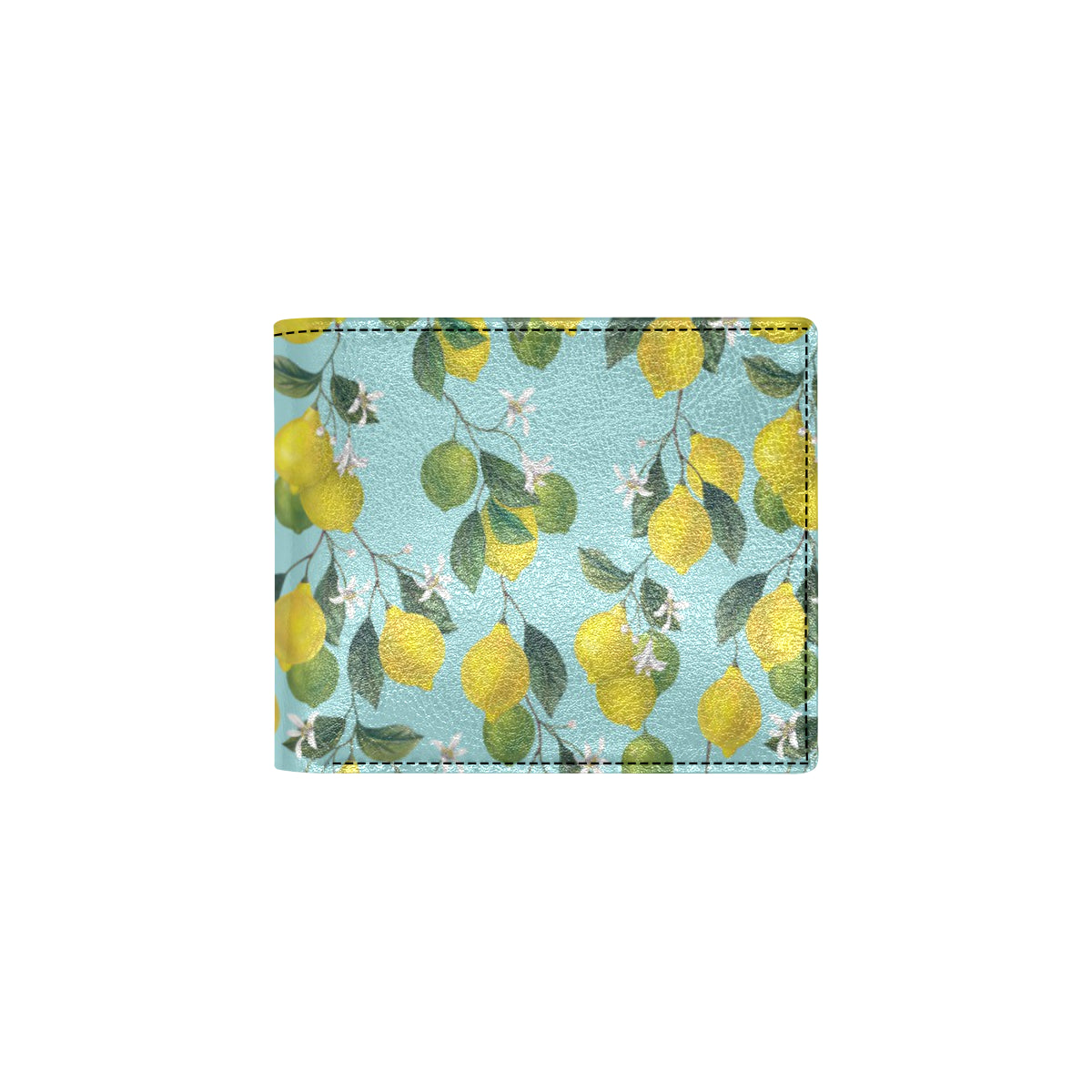 Lemon Pattern Print Design LM05 Men's ID Card Wallet