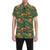 Lion Jungle Pattern Print Design 05 Men's Short Sleeve Button Up Shirt