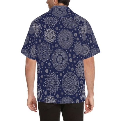Mandala Pattern Print Design 02 Men's Hawaiian Shirt
