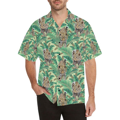 Leopard Pattern Print Design 03 Men's Hawaiian Shirt