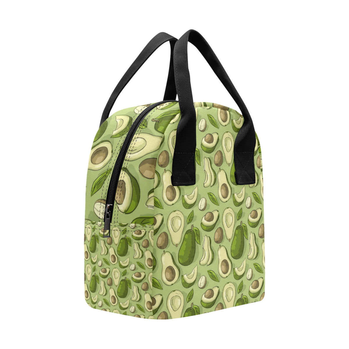 Avocado Pattern Print Design AC03 Insulated Lunch Bag