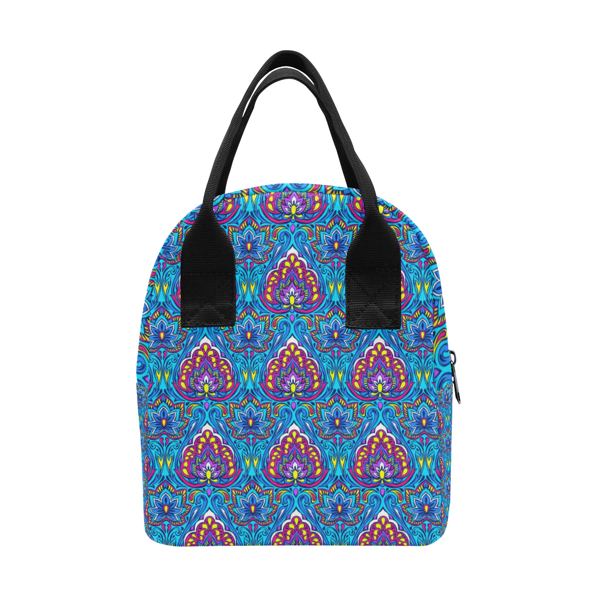 lotus Boho Pattern Print Design LO010 Insulated Lunch Bag