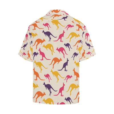 Kangaroos Pattern Print Design 01 Men's Hawaiian Shirt