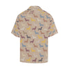 Dachshund Pattern Print Design 03 Men's Hawaiian Shirt